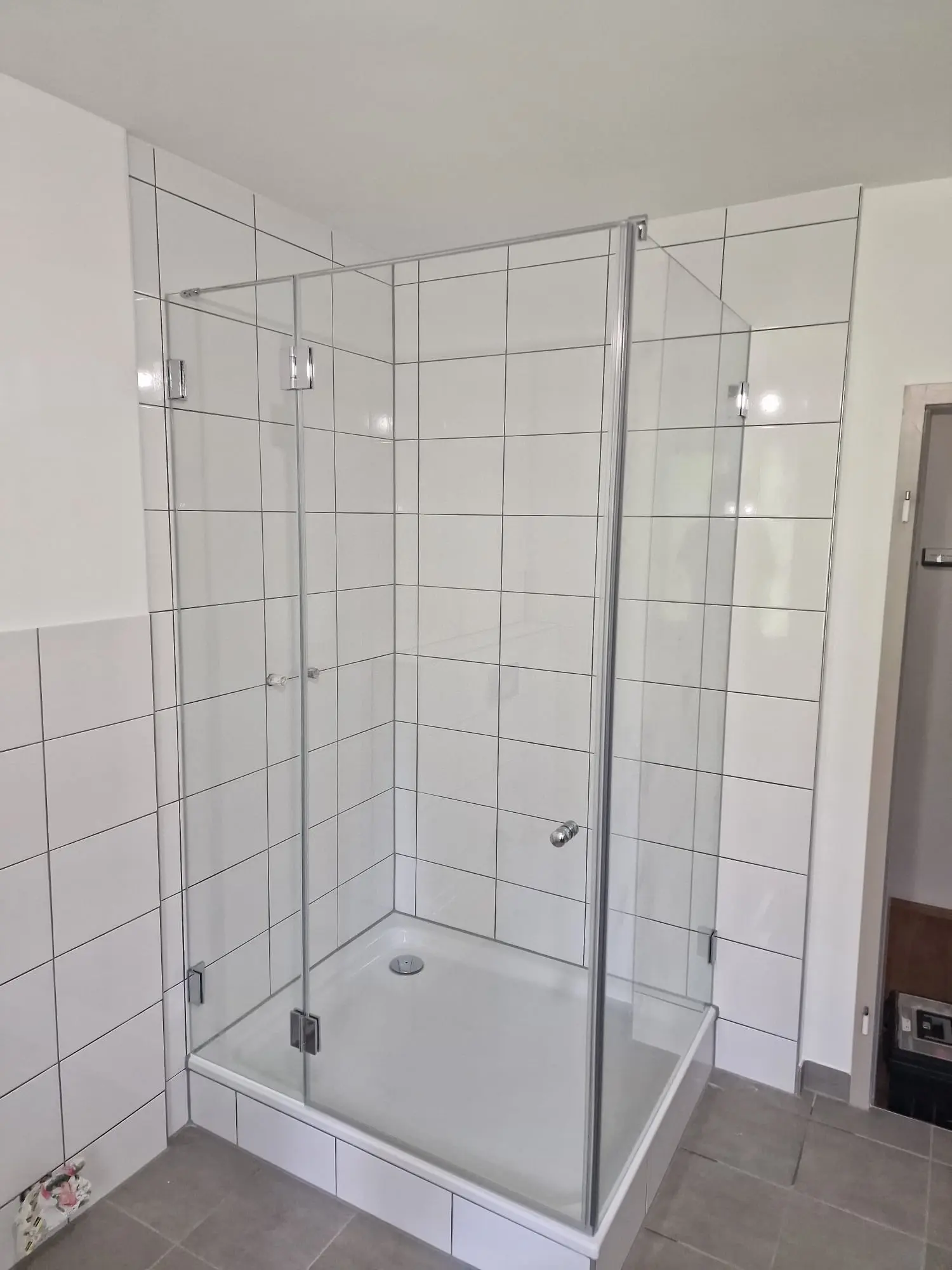 Klassische Duschkabine von Ganzglasduschen-Fras-Biermann-München